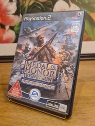 แผ่นเกม medal of Honor Rising Sun ของเครื่อง PlayStation 2(ps2) เป็นสินค้ามือ2ของแท้มาจากญี่ปุ่น สภาพดีมีขนแมวเล็กน้อยใช้งานได้ตามปกติครับ ขาย 199 บาท