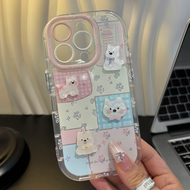 Floral West Highland Silicone Phone Case for Opporeno15proreno14/13/12/11 Feather Mesh Full Lens Pro