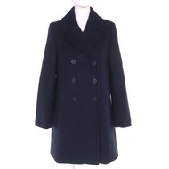 WEEKEND MaxMara 508604730 錨max羊毛雙排扣呢大衣，海軍藍，38碼，義大利製造，正品，女款，成色極佳。