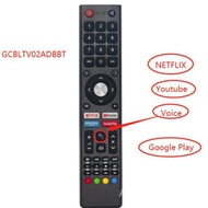 New GCBLTV02ADBBT Bluetooth Voice Remote Control For CHiQ TV 43M8T L32H7 L42G6F U50H7K 32M8T [43M8T]