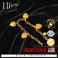 Cross Flower Heart Bracelet 4 Pieces – Heart Pendant 1.5cm Width 6mm Length Adjustable 15-21cm Adjus