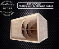Box Speaker COBRE 6 inch // Box Viral BREWOG AUDIO  Bahan Triplek 12mm