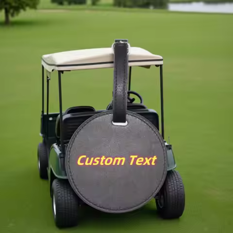 Customized Personalized Text Pattern High Quality Golf Tee Bag Tee Leather Case Commemorative Gift F