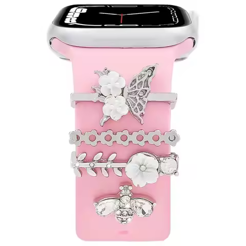 Diamond Strap Decorative Ring Fashion Decor Accessories Watch Band Ornament Jewelry Metal Charms for