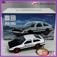 Alloy Model Car 1:64 Keychain Truck Toyota AE86 Alphard Suzuki Jimny G63 Car Diecast Metal Collectio