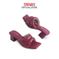 Starlady Women's Heeled Sandals Carolines Maroon9 (chat size first)