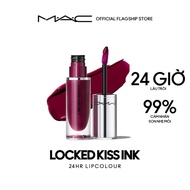 [ĐỘC QUYỀN 20H 8-11.9] Son kem siêu lì Locked Kiss Ink 24H Lipcolour lên màu chuẩn sắc nhẹ môi và kh