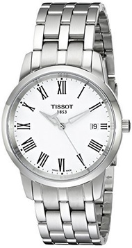 Tissot Men s T0334101101301 Classic Dream Stainless Steel Case and Bracelet Watch