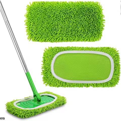 2 tampones de microfibra reutilizables, compatibles con Swiffer recanvio fregona vileda recanvio fre