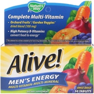 Nature's Way Alive!, Men's Energy Multivitamin-Multimineral, 50 Tablets