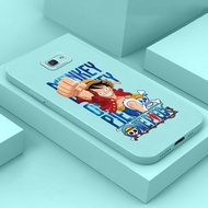 Casing Samsung Galaxy J7 Prime J7 Pro 2017 J5 J7 2015 J4 Plus J6 Plus J8 2018 Angel Eyes Soft Tpu Silicone Full Shockproof Back Cover Cartoon Anime ONE PIECE Luffy Phone Case