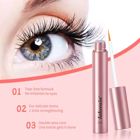 Eyelash Enhancing Serum Lengthen Curly Eyelashes Thick Brow Growth Liquid Nourishing Lash Brow Care 