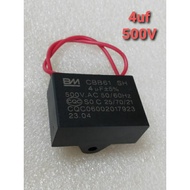 CBB61 CAPACITOR BM 4UF 500VAC KIPAS SILING KAPASITOR (for Stand Fan, Ceiling Fan)