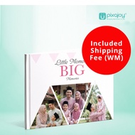 Pixajoy Imagewrap Hardcover 8.5" x 11"/ 11" x 8.5" Portrait/Landscape photobook 40pg Included Shippi