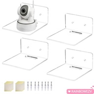 RAINBOWEZV Wall Shelves, Small Decorative Acrylic Floating Shelves, Quality Transparent Wall Hanging