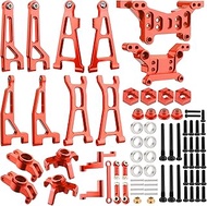Aluminum Suspension Arms & Steering Knuckle Kit & Shock Tower & Linkage Assembly Parts Compatibe wit