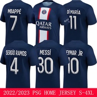 clu 2022-2023 Paris Saint-Germain PSG Home Football Jersey Mbappe Neymar Maria Messi Ramos Soccer So