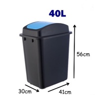 Ready  large Swing Tong Sampah / Bin ( 40L ) Top Dustbin / Recycle Dustbin  / Flip Top Bin colourful