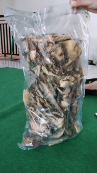 kerupuk kulit ikan salmon mentah 1kg