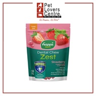 Happi Skippy Dental Chew Zest (Strawberry) 2.5 Inches - 150g