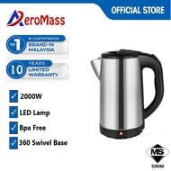 AeroMass Kettle 2.0L Stainless Steel Electric Kettle