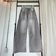 Atipashop - ATP GIRL JEANS กางเกงยีนส์ ขายาว สีฟอก