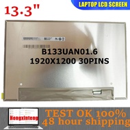 B133UAN01.6 HW0A Original NEW 13.3INCH Laptop LCD Screen 16:10 1920x1200 30PINS WITHOUT TOUCH