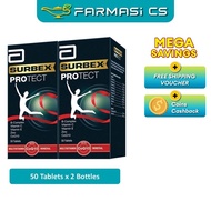 Abbott Surbex Protect 50 tablets x 2 bottles (TWIN) EXP:10/2027 [ Farmasi CS ]