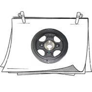 {JS} 13470-BZ010 PERODUA MYVI 1.3, AVANZA, KEMBARA DVVT CRANK SHAFT PULLEY