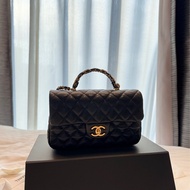 Chanel 25B荔枝牛皮手把CF 大mini