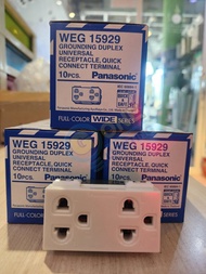 ปลั๊กกราวด์คู่/เต้ารับ 3 ขา PANASONIC รุ่น WEG-15929