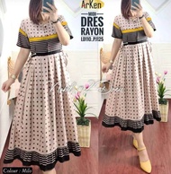 Daster centini 4 tali samping dress kotak kotak rayon premium dress busui  daster cantik ibu muda ke