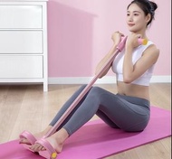 【免運費】全新腳蹬拉力器健身仰臥起坐減肥瘦肚子瑜伽器材卷腹家用彈力繩阻力帶Pedal pullers fitness sit-ups slimming belly Yoga equipment rol