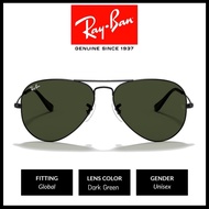 Ray-Ban RB3025 Classic Aviator Shape Sunglasses Polished Bronze Frame