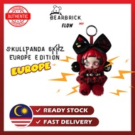 100% Original POP MART Skull Panda Europe Limited Edition SP 6KHZ Plush Toys Keychain