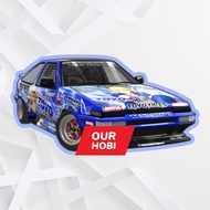 Sticker Drift AE86 Toyo Anime