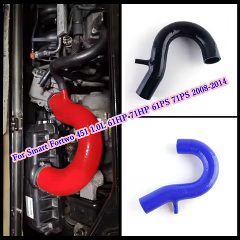 4-Ply For 2008+ Smart Fortwo 451 61HP 71HP 1.0L Silicone Air Intake Hose Kit