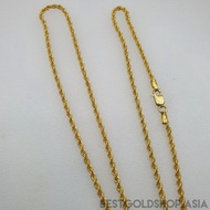 22K / 916 Hollow Rope Gold Necklace
