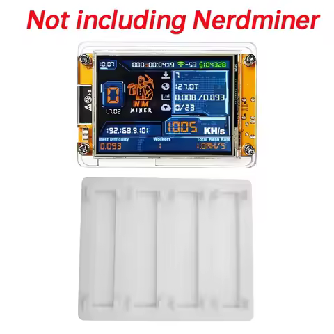 NMMiner 2.8 Inch 4 Slots Base Bracket for Bitcoin Crypto Solo Lottery Miner 4 Slots Stand White