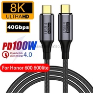 FUDIANDA 40Gbps Data Transfer Cable USB 4 Type C To C Cable For Honor 600 600Pro 600lite Samsung 8K 