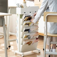Moving trolley 3-tier 6-tier chest of drawers bookshelf movable magazine rack BEST moving trolley