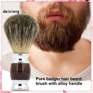 <COD> Badger Hair Shaving Brush Alloy Handle Professional Shaving Tool Men Facial Beard Cleaning Too