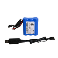 2S/3S Power Type Chargable Lithium Battery 7.4V/11.1V Large Capacity Smart Car Battery Pack Recharge