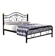 [Furniture Amart]  White Diana Metal Queen Bed Frame + Mattress Set Package