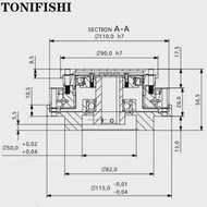 Good FA25-100 Simple Installation Harmonic Reducer Reducer Gearbox FA Series Reduction Ratio 50-80-1