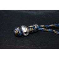 Handmade Aluminum Paracord 550 Bead Lanyard Pendant