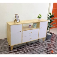 Indyfurniture bulky ตู้อเนกประสงค์ ไม้ยางพารา รุ่น CHACO-B120