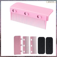 [L E U R] Flat Iron Comb Attachment Clip On, Grip Comb for Flat Iron, Flat Iron Hair Straightener Co