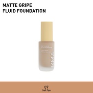 KMA รองพื้นผิวแมทท์ เปลี่ยนเป็นแป้งทันทีที่ทา Matte Gripe Fluid Foundation
