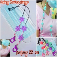 GANTUNGAN Daisy Mask Strap Beaded Mask Hanger Daisy Flower Mask Necklace Daisy Mask Strap Daisy Mask